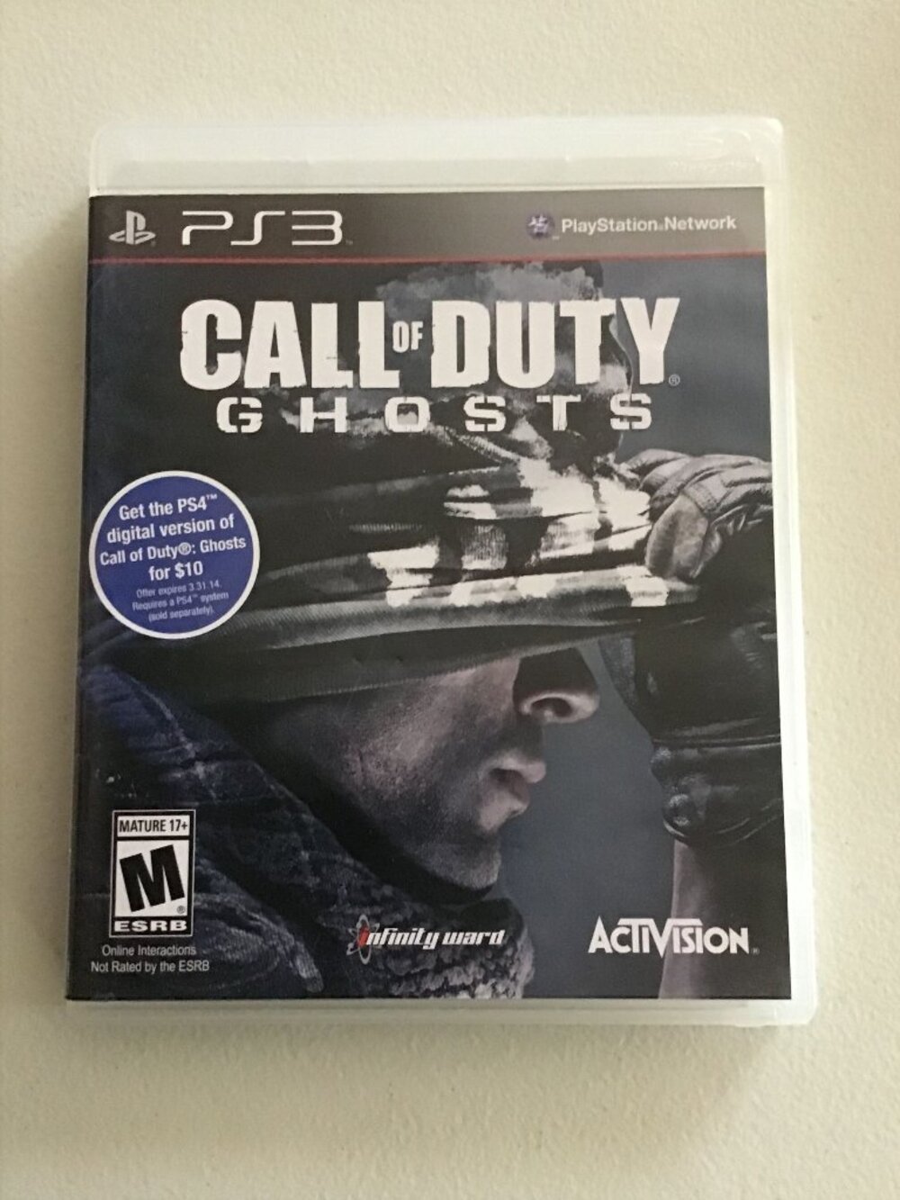 Call of Duty Ghosts Sony PlayStation 3 PS3 Complete CIB Game Case US Seller FPS